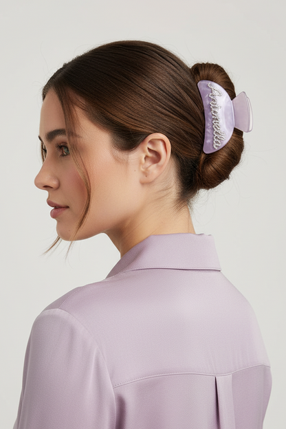 Hair Clip Violet Shine